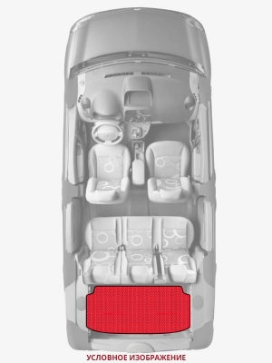 ЭВА коврики «Queen Lux» багажник для SsangYong Korando